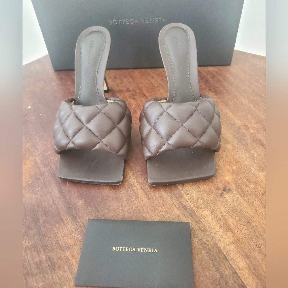 Bottega Veneta Chocolate Brown Sandals